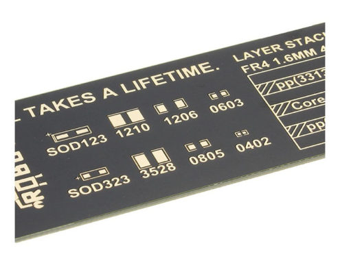 25cm Multifunctional PCB Engineering Ruler Measuring Tool Resistor Capacitor Chip IC SM